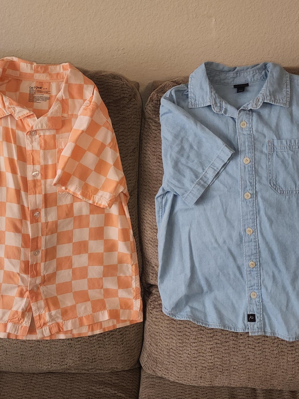 Boys Short Sleeve Button Up Shirt